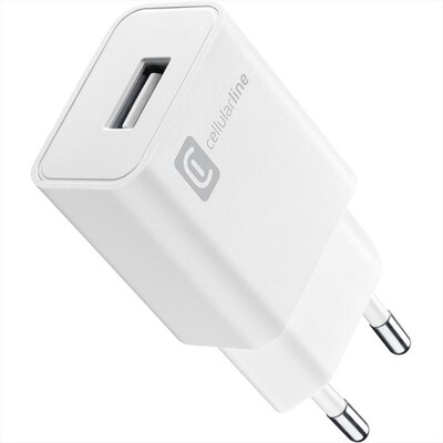 CELLULARLINE - Caricatore da rete 12 W, 110/240V-White