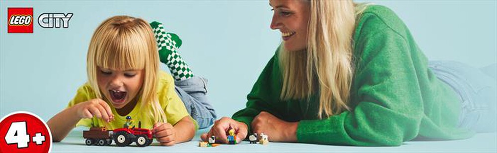Immagine del prodotto LEGO - CITY Trattore agricolo con rimorchio e pecore60461