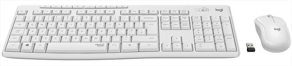 "LOGITECH - MK295 Silent-Bianco"