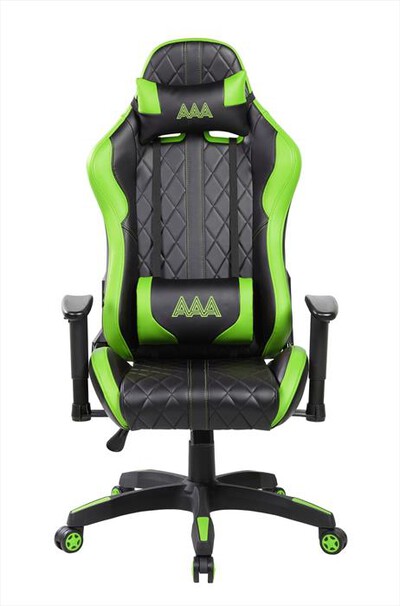 AAAMAZE - POLTRONA GAMING GT1-Black/Green