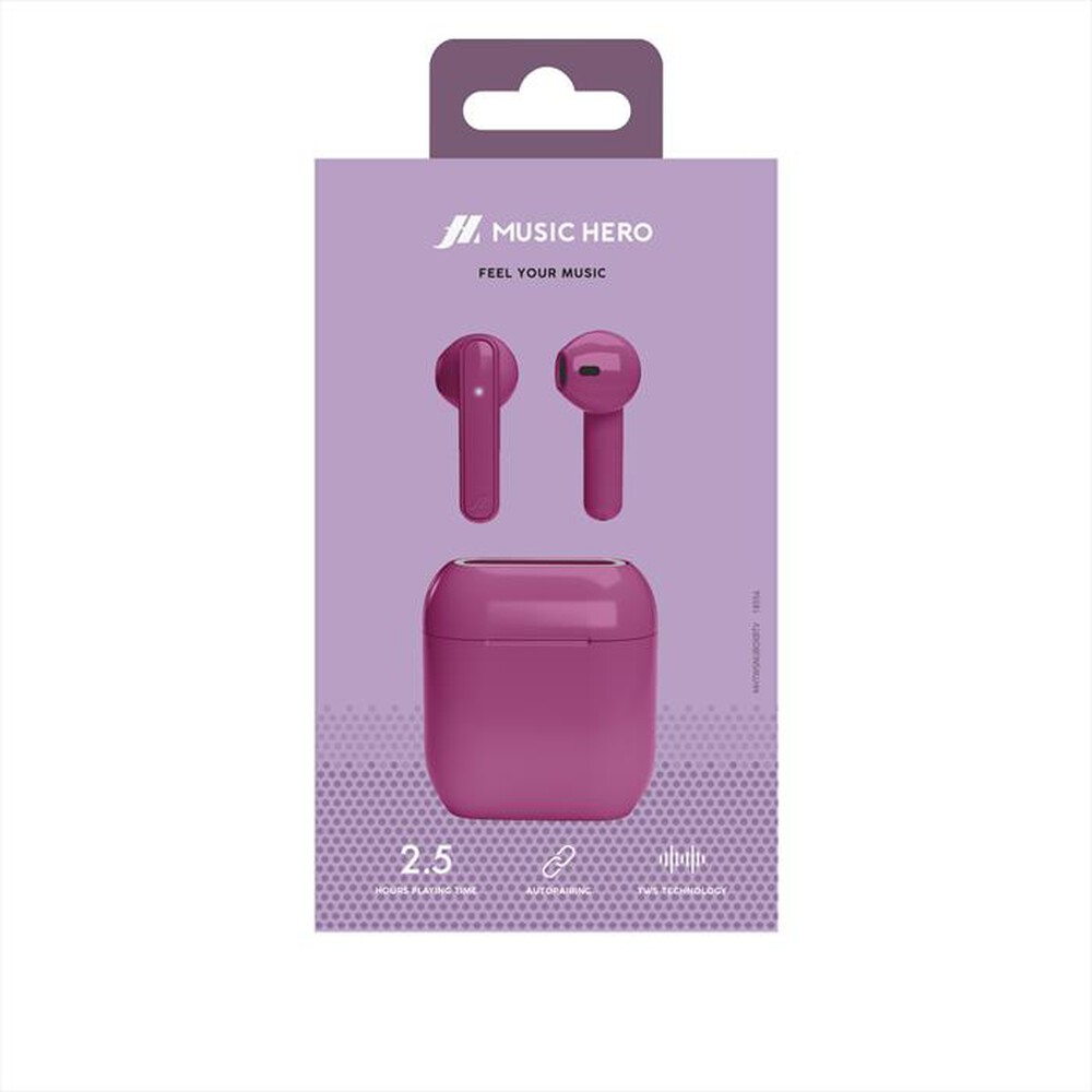 "SBS - Auricolare TWS MHTWSNUBOXBTV-Viola"