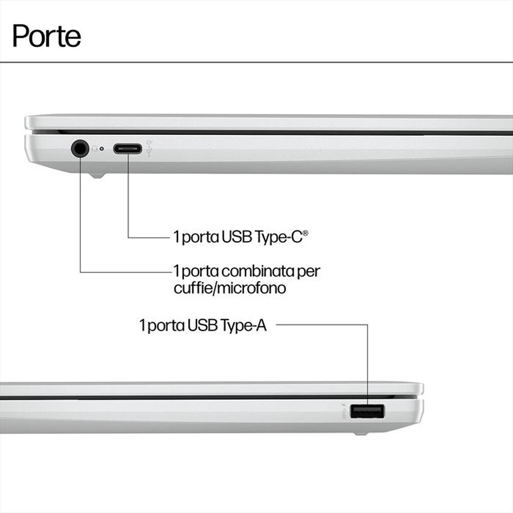 "HP - CHROMEBOOK 14A-NF0016NL ChromeOS 14\"-Argento ghiaccio"