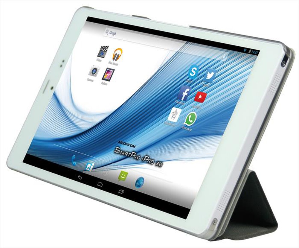 "MEDIACOM - SmartPad Flip 10.1'' Case for Tablet - Grigio"