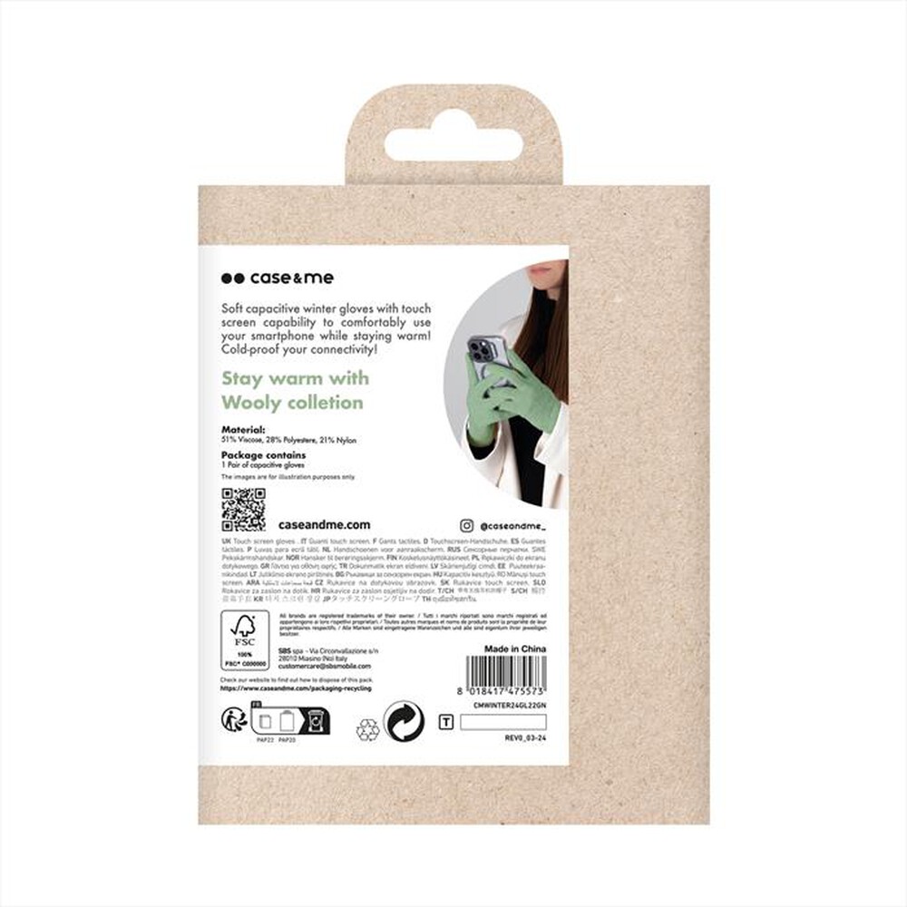 Immagine del prodotto CASEME - Guanto Touch CMWINTER24GL22GN-Verde