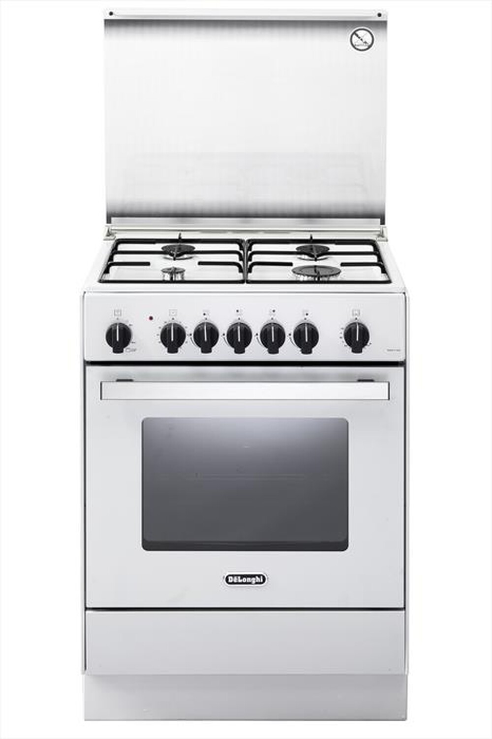 "DE LONGHI - Cucina a gas DGW 65 ED Classe A-Bianco"