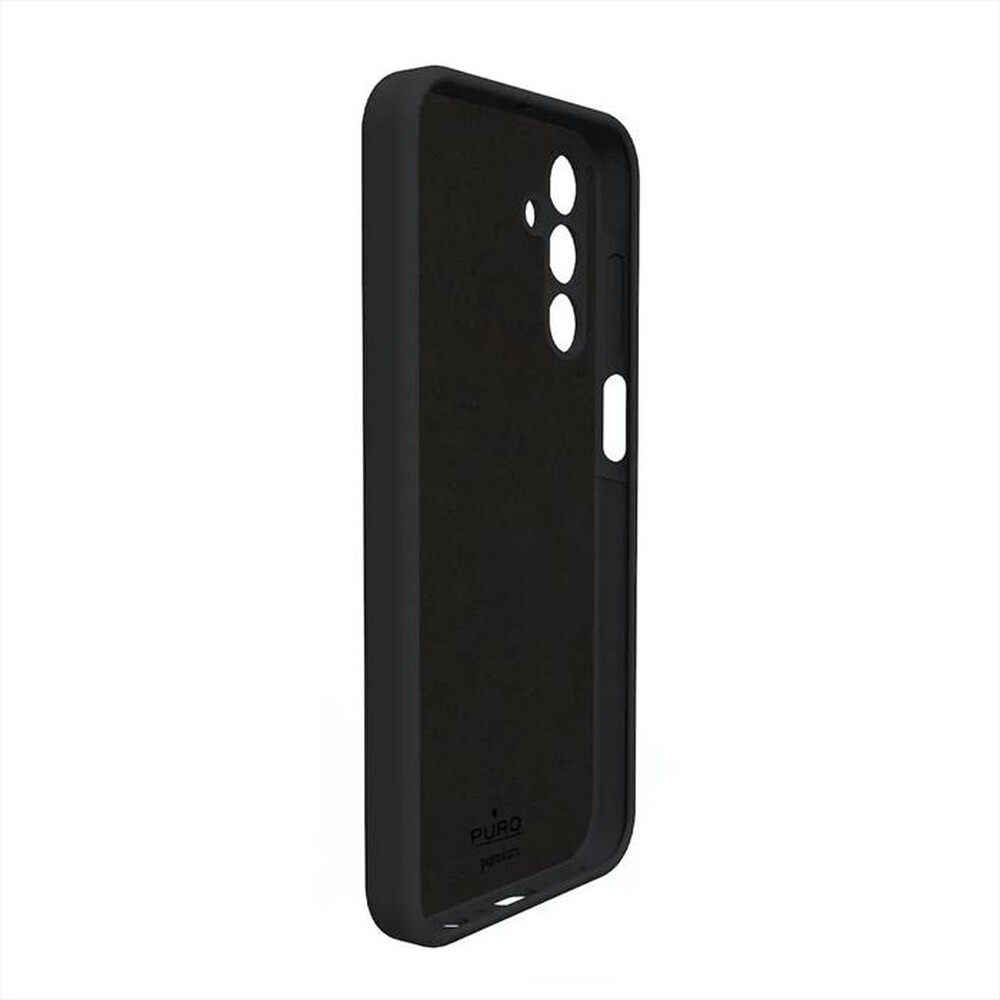 "PURO - Cover Silicone Liquido PUSGA15ICONBLK Galaxy A15-Nero"