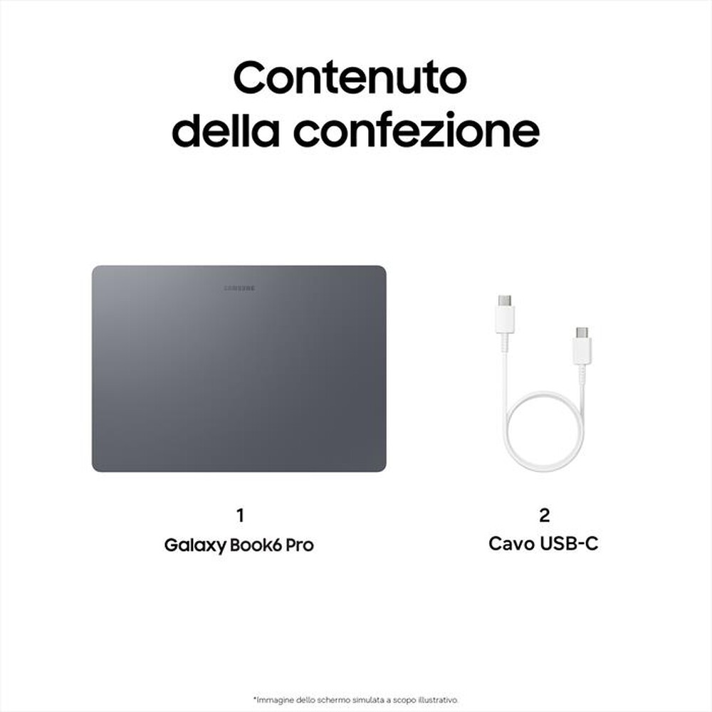 Immagine del prodotto SAMSUNG - Notebook GALAXY BOOK6 PRO 14"-Gray