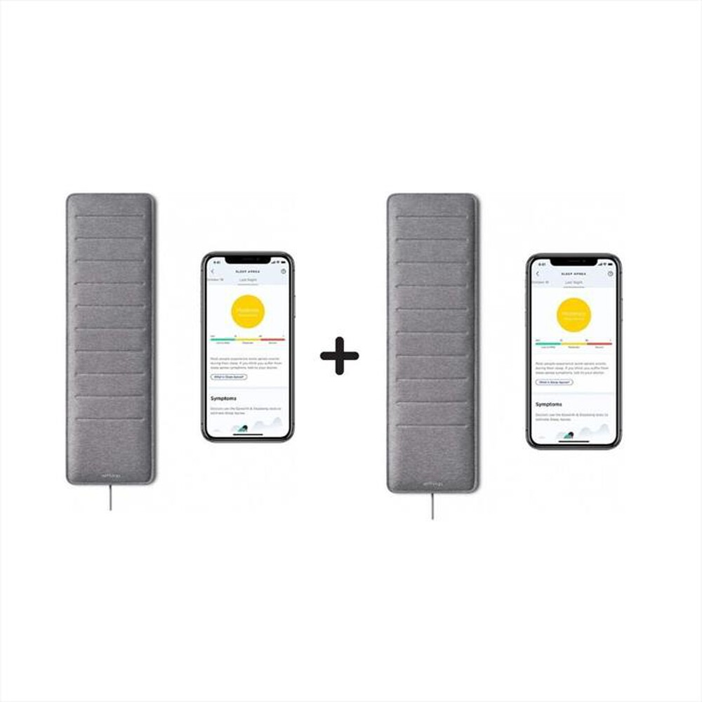 "WITHINGS - Sensore sonno SLEEP ANALYZER KIT DA 2-Grey"