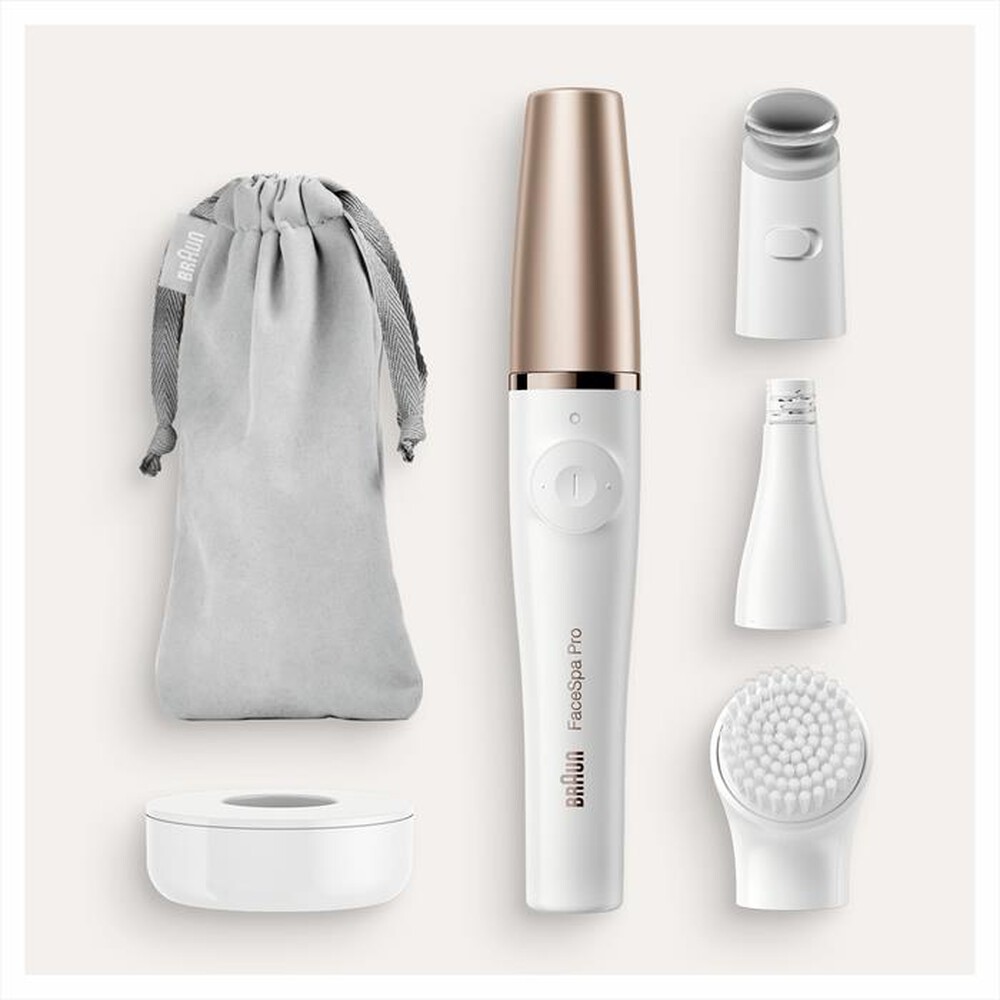 "BRAUN - FaceSpa Pro SE911-Bianco/Oro"