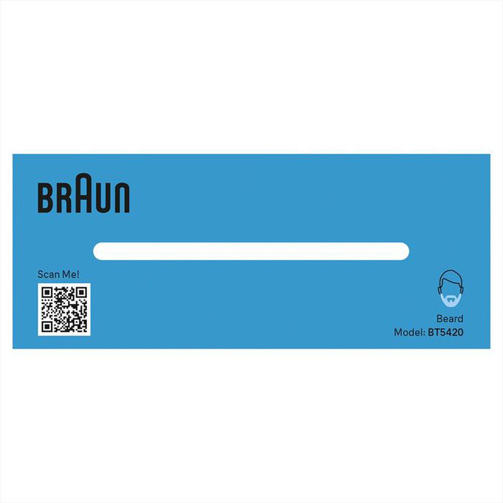 "BRAUN - Regolabarba BT5420-Nero"