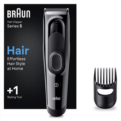 BRAUN - Regola capelli HC5310-Black Glossy