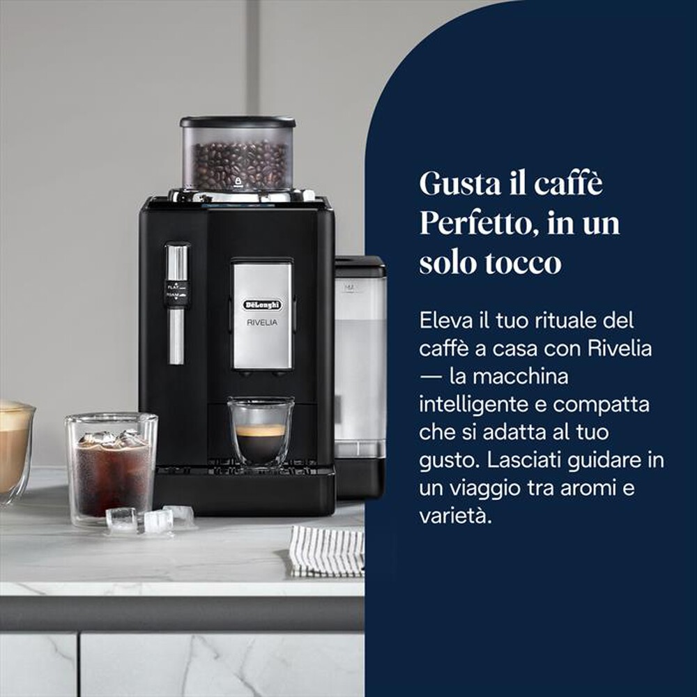 Immagine del prodotto DE LONGHI - Macchina da caff&eacute; Rivelia EXAM440.35.B-Nero (onyx black)