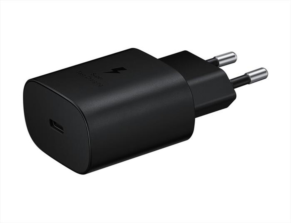 "SAMSUNG - WALL CHARGER 25W UNIVERSALE BLACK-Nero"