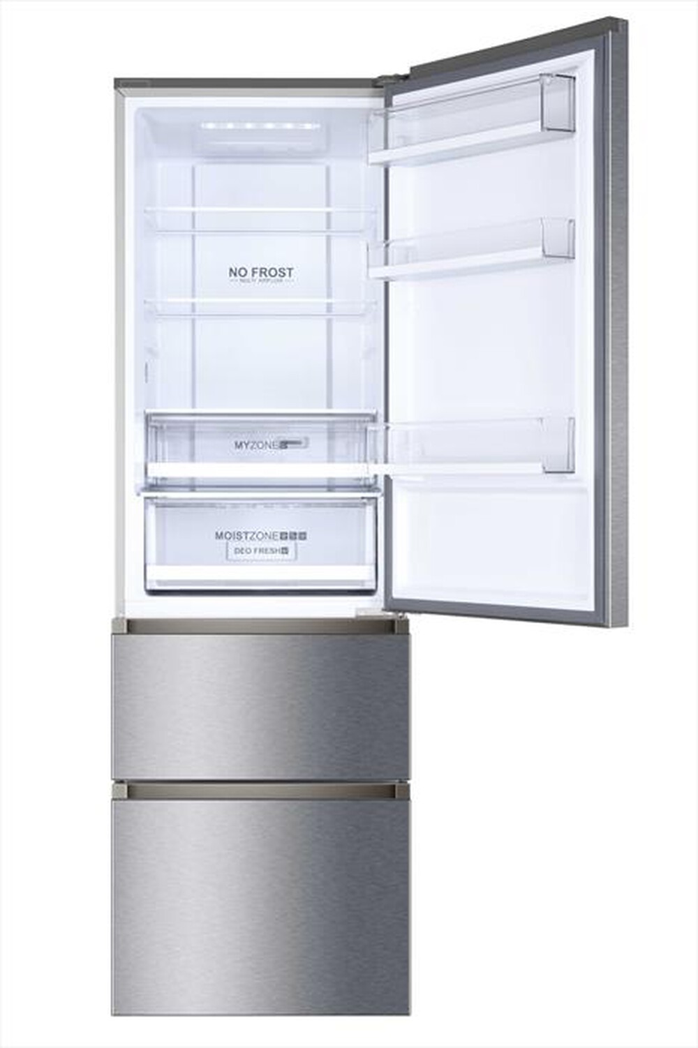 "HAIER - Frigorifero combinato A3FE737CGJ Classe E-Inox Style"