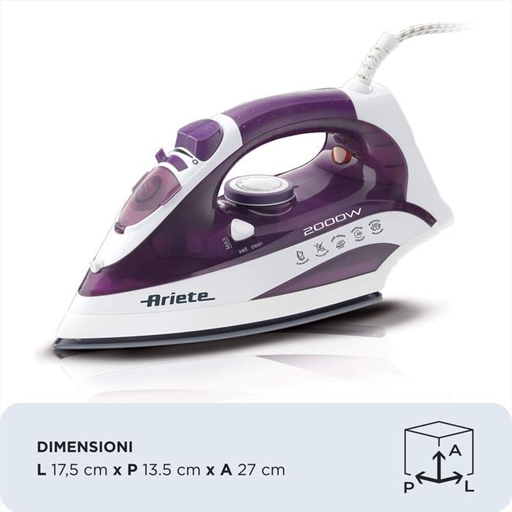 Immagine del prodotto ARIETE - Steam Iron / 6235-Viola, Bianco