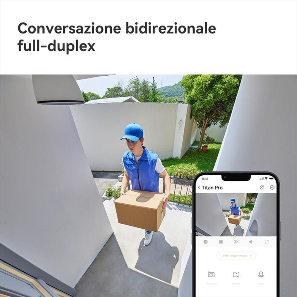 Immagine del prodotto IMOU - Videocamera di sorveglianza da esterno Titan Pro-BIANCO