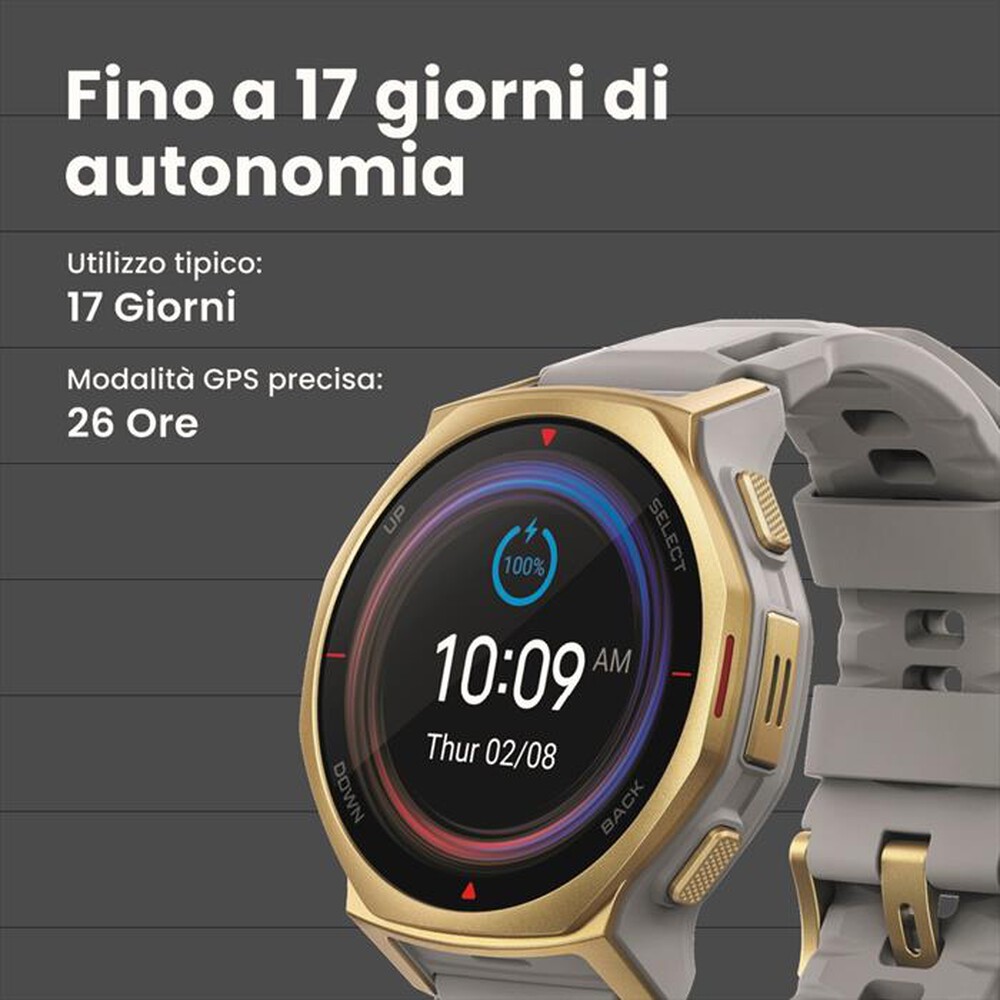 Immagine del prodotto AMAZFIT - Smartwatch T-REX 3 PRO 44MM-BLACK GOLD