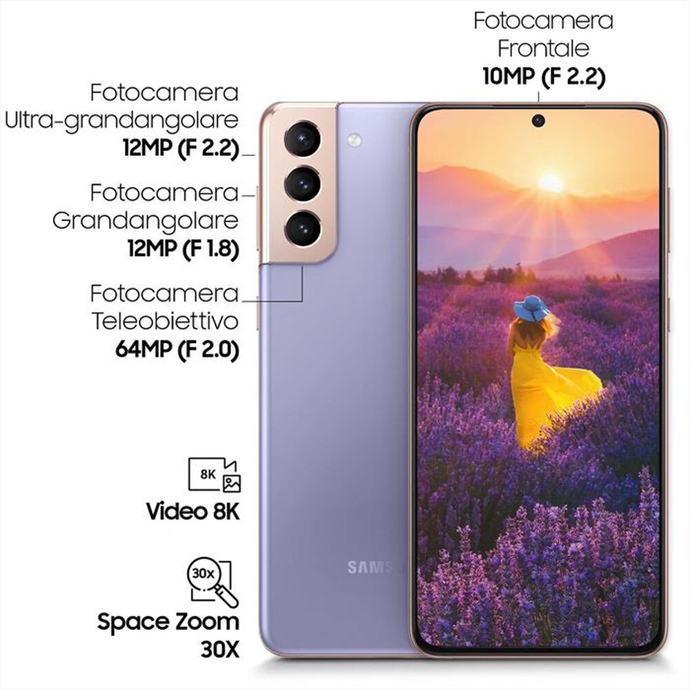 Immagine del prodotto SAMSUNG - GALAXY S21+ 5G 256GB-Phantom Violet