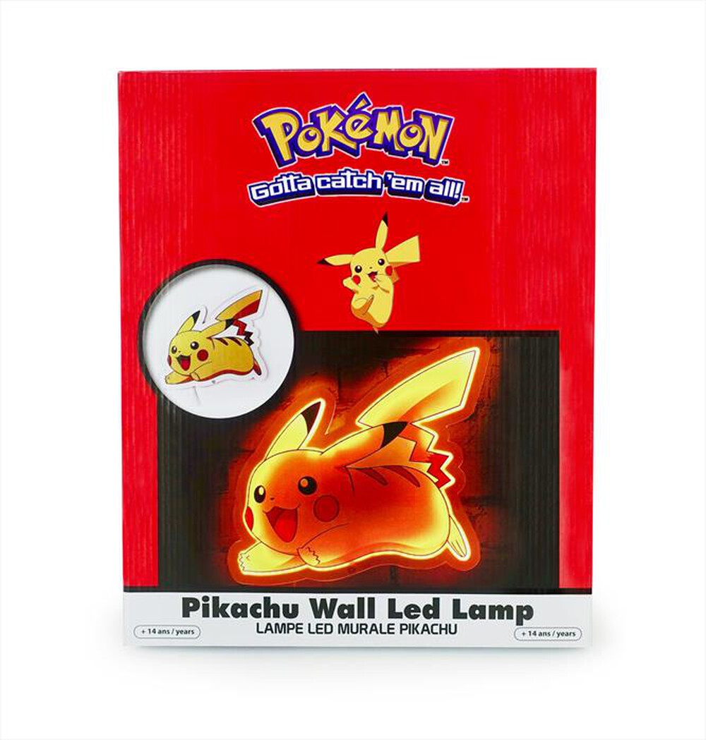 Immagine del prodotto BIG BEN - NEON A LED DA PARETE PIKACHU, 30 CM