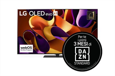 LG - Smart TV OLED evo 4K 65" Serie G4S OLED65G46LS-Argento