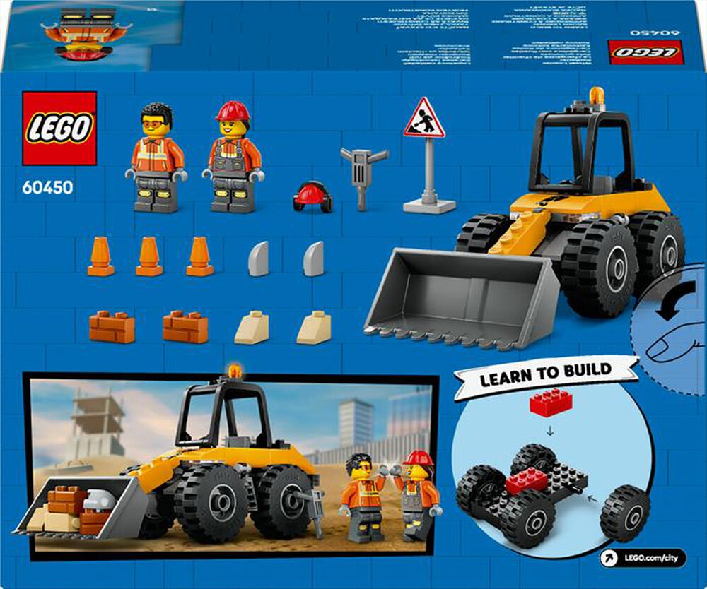 Immagine del prodotto LEGO - CITY GREAT VEHICLES Pala gommata gialla 60450