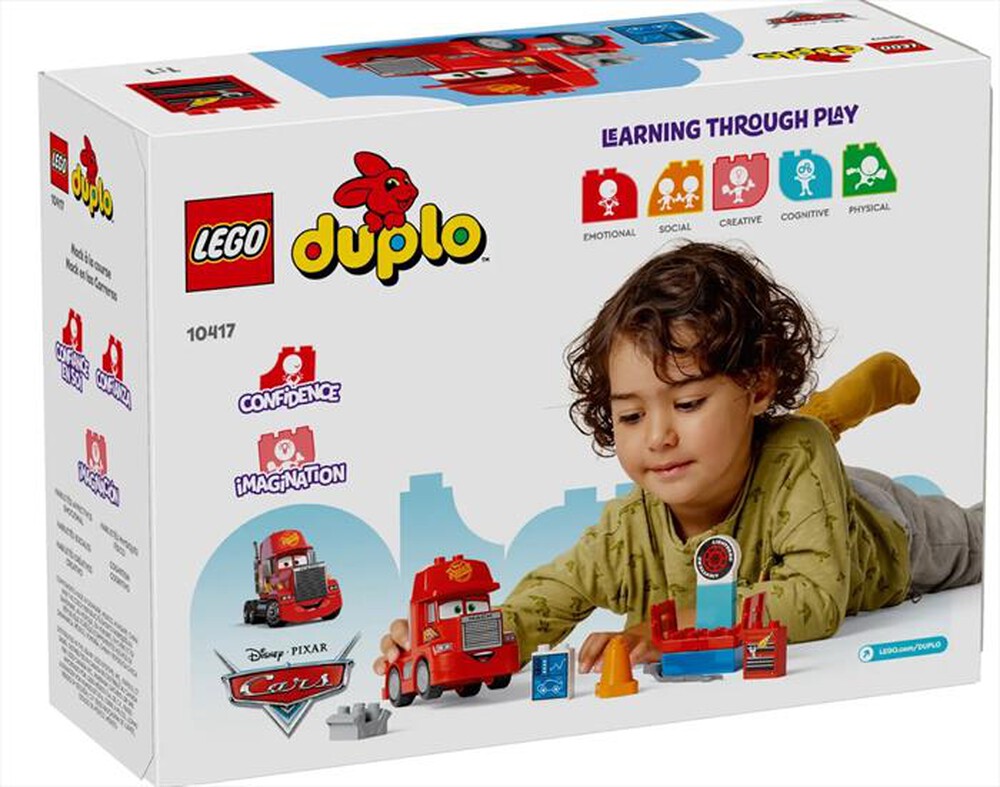 "LEGO - DUPLO Mack al circuito - 10417-Multicolore"