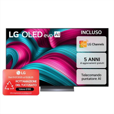 LG - Smart TV OLED UHD 4K 65" OLED65C55LA-Black
