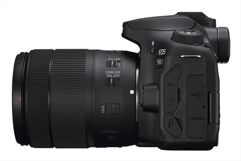 "CANON - EOS 90D + EF-S 18-135 MM F/3.5-5.6 IS USM-Black"