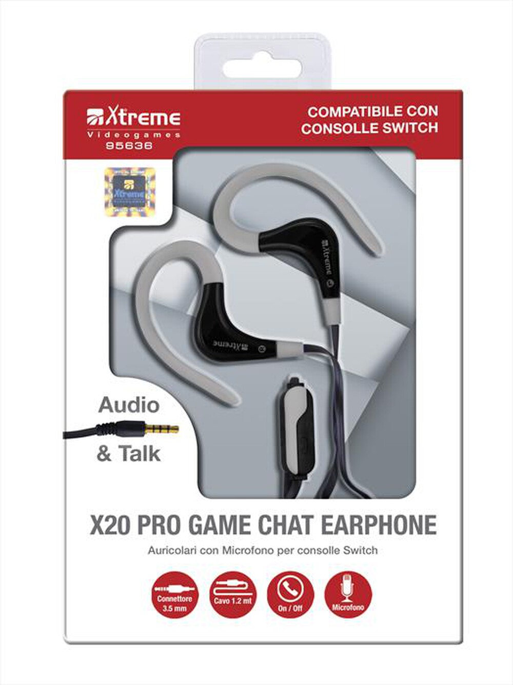 "XTREME - 95636 - Switch Earphone X20 Pro Game Chat - "