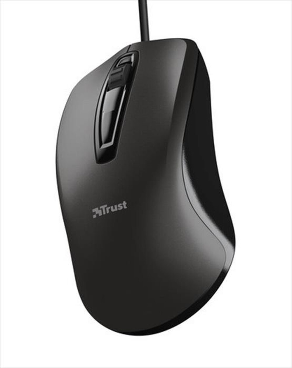 "TRUST - CARVE WIRED MOUSE-Black"