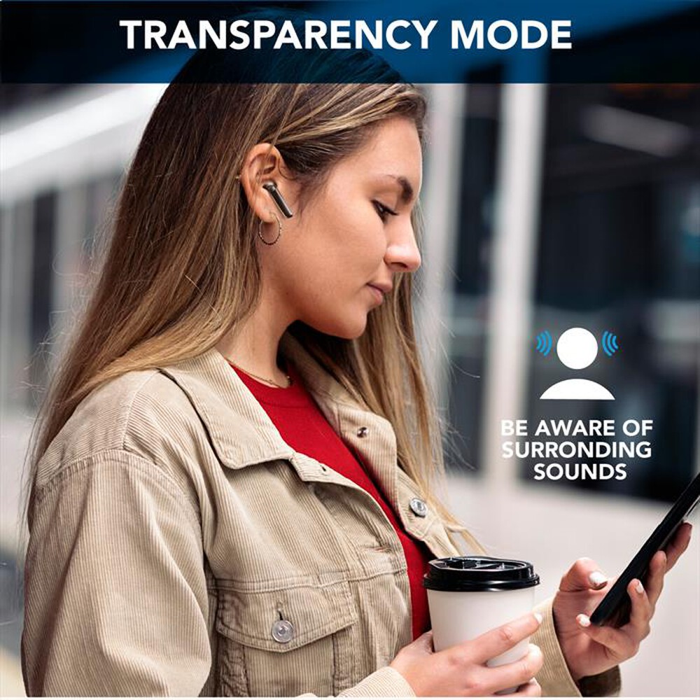 Immagine del prodotto CELLULARLINE - Auricolare bluetooth BTECLIPSETWSW-Bianco