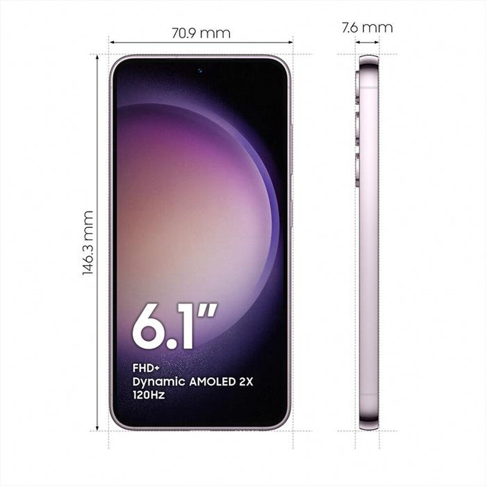 "SAMSUNG - Galaxy S23 8+256GB-Lavender"