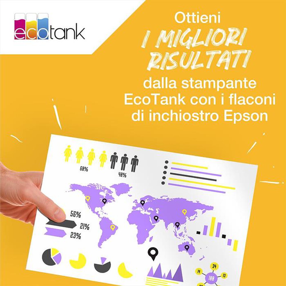 Immagine del prodotto EPSON - 113 FLACONE DI INCHIOSTRO ECOTANK T06B2-Ciano