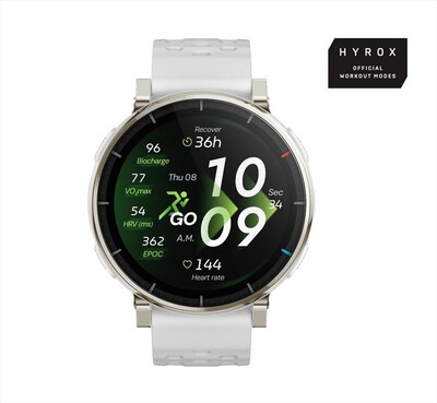 AMAZFIT - Smartwatch ACTIVE 3 PREMIUM-Aero White