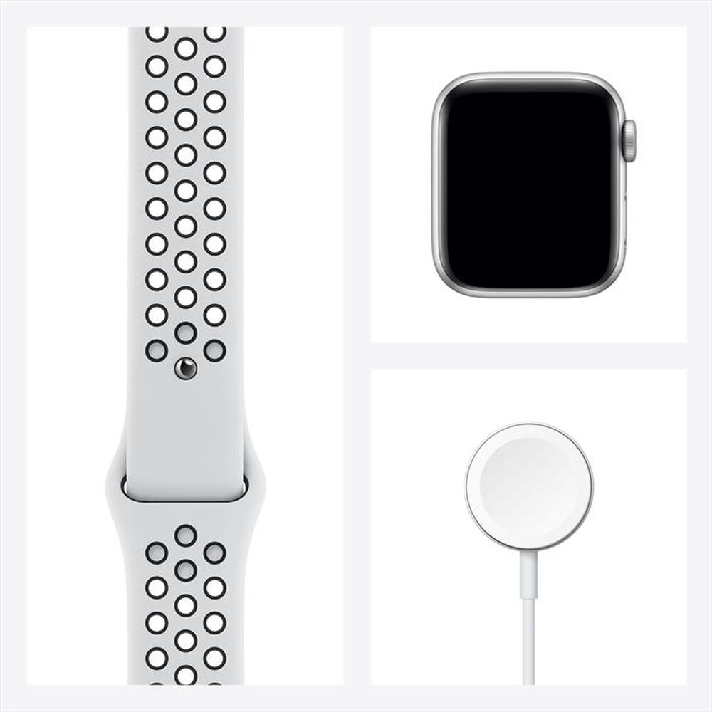 "APPLE - Watch Nike SE GPS 40mm Alluminio Silver-Sport Pure Platinum/Black"