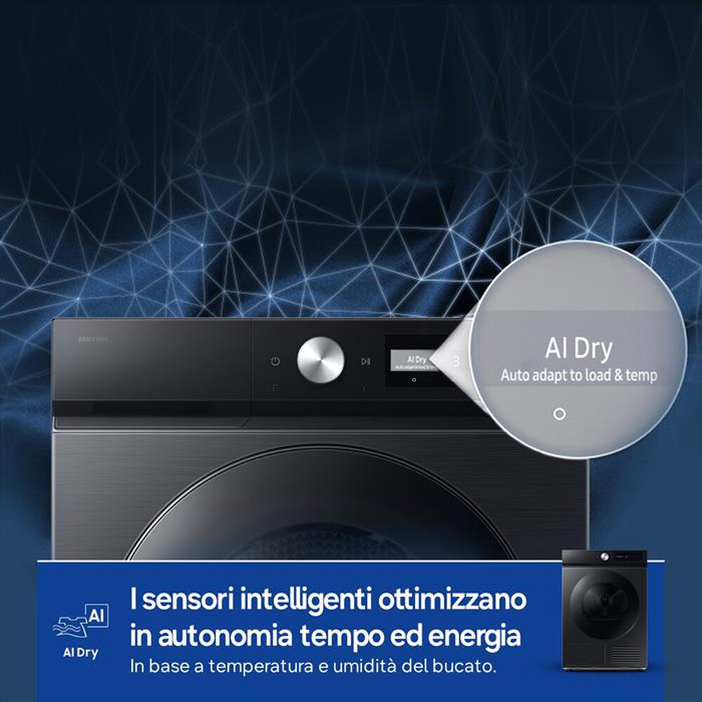 Immagine del prodotto SAMSUNG - Asciugatrice DV90DB7845GBU3 9Kg Classe A-Nero