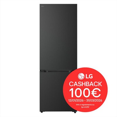LG - Frigorifero combinato GBBW726CEV Classe C 465lt-Nero
