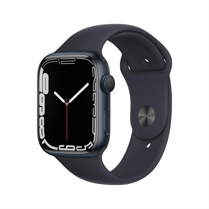 APPLE - Apple Watch Series 7 GPS 45mm Alluminio-Cinturino Sport Mezzanotte  | Euronics