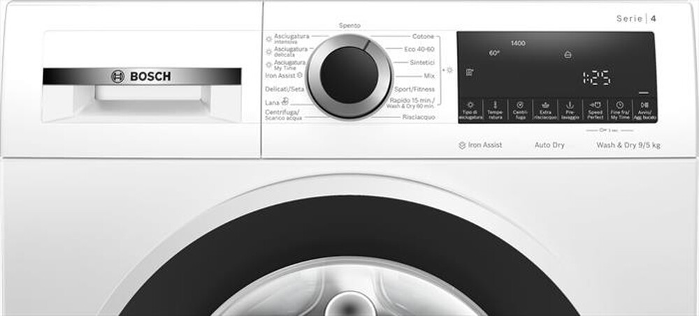 Immagine del prodotto BOSCH - WNA14400IT LAVASCIUGA 9/5 KG CLASSE D/A-Bianco