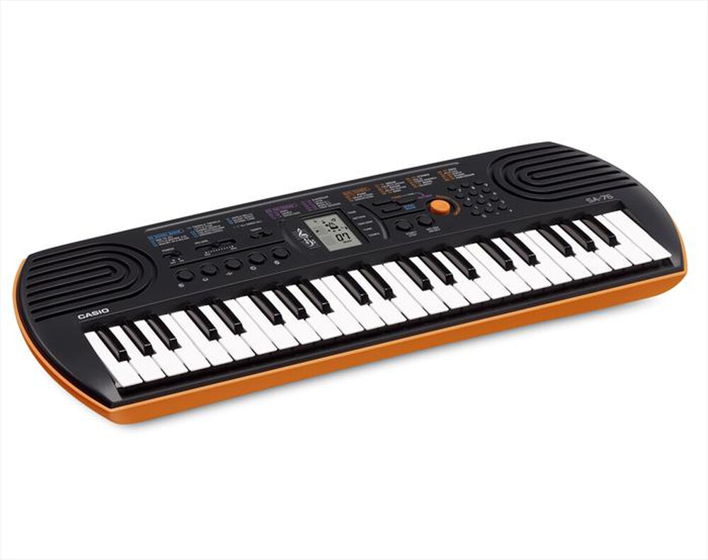 "CASIO - SA-76 (Mini Tastiera Musicale)-ARANCIONE"