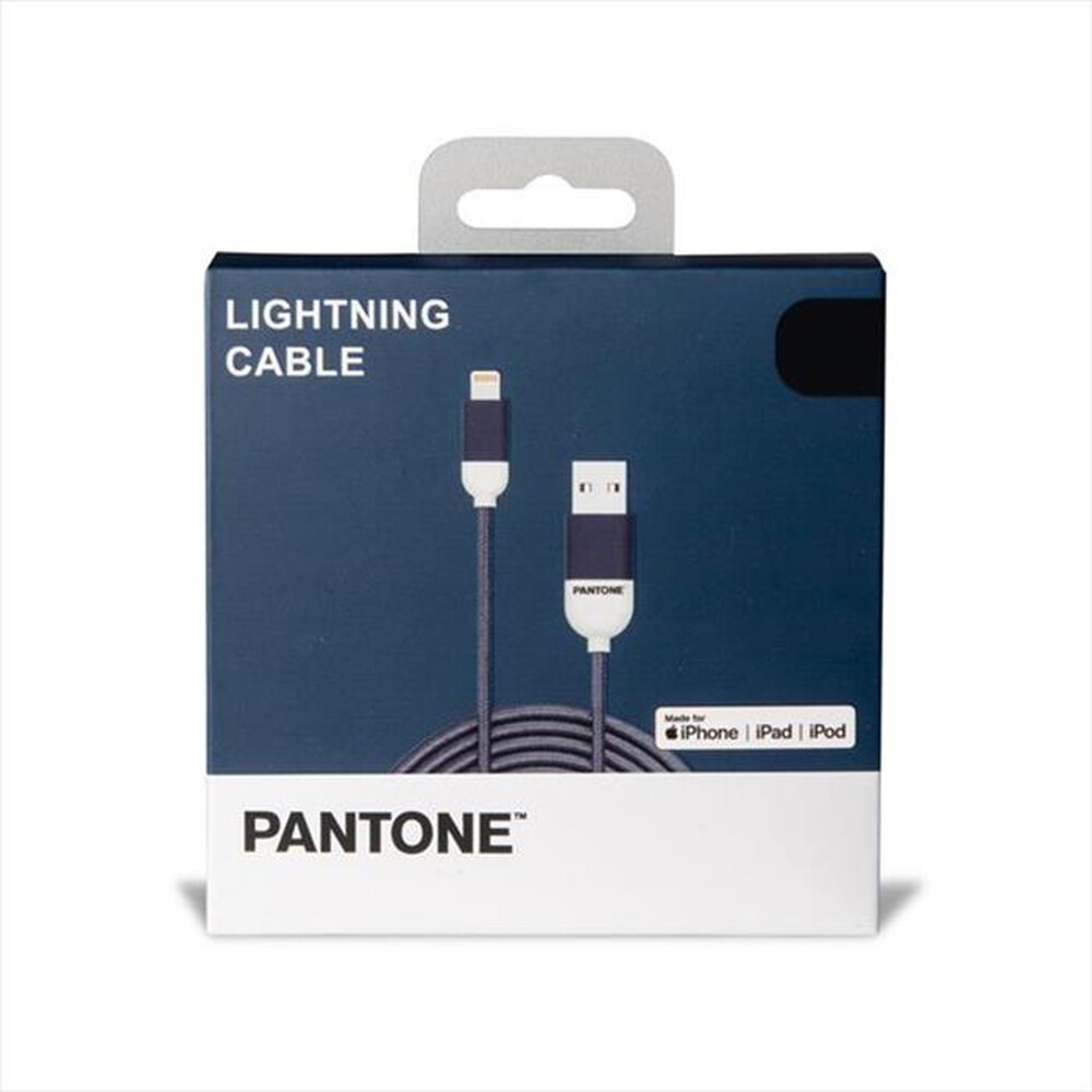 "PANTONE - PT-LCS001-5N - LIGHTNING CABLE 1 5 MT-BLU/PLASTICA"