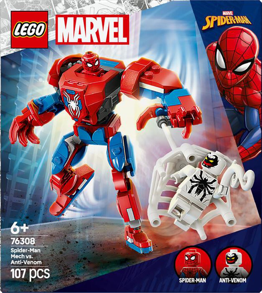 Immagine del prodotto LEGO - SUPER HEROES Mech SpiderMan contro AntiVenom 76308