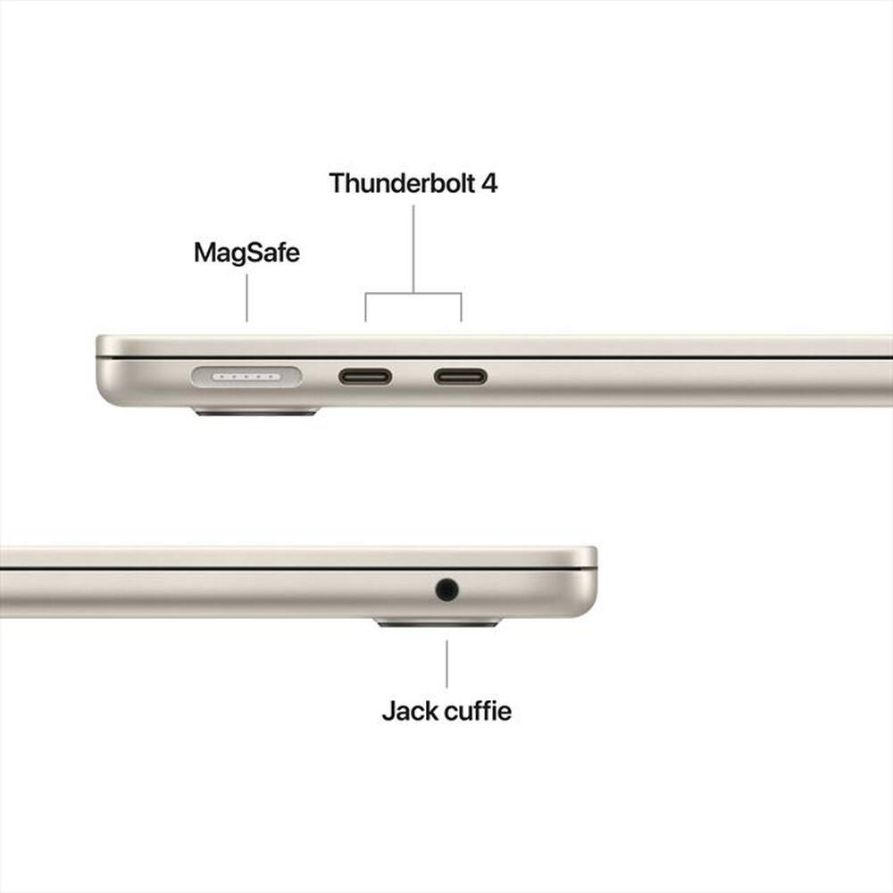 Immagine del prodotto APPLE - MacBook Air 13" M5 Core 10 CPU 10 GPU 24GB 1TB SSD-Galassia