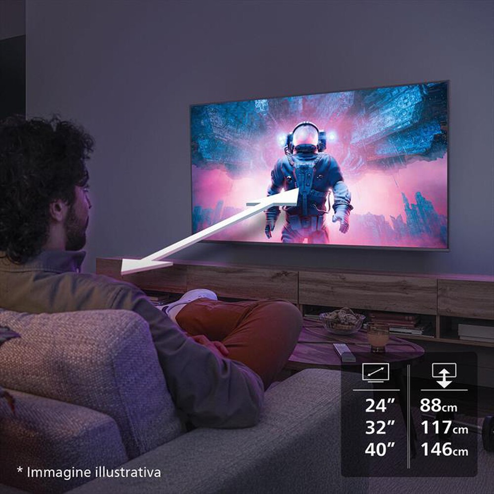 Immagine del prodotto PHILIPS - Smart TV LED HD READY 24" 24PHS6000/12-Black
