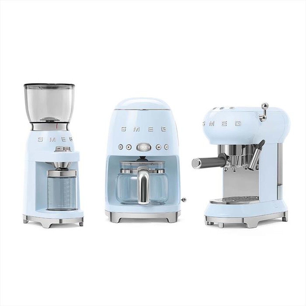 "SMEG - Macchina da Caffè Filtro 50's Style – DCF02PBEU-azzurro"