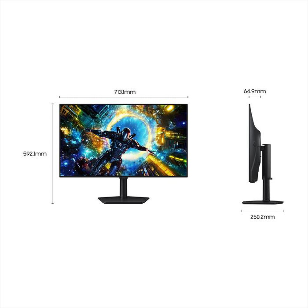 Immagine del prodotto SAMSUNG - Monitor Gaming 32" 4K Odyssey OLED G7 - G732H-Black