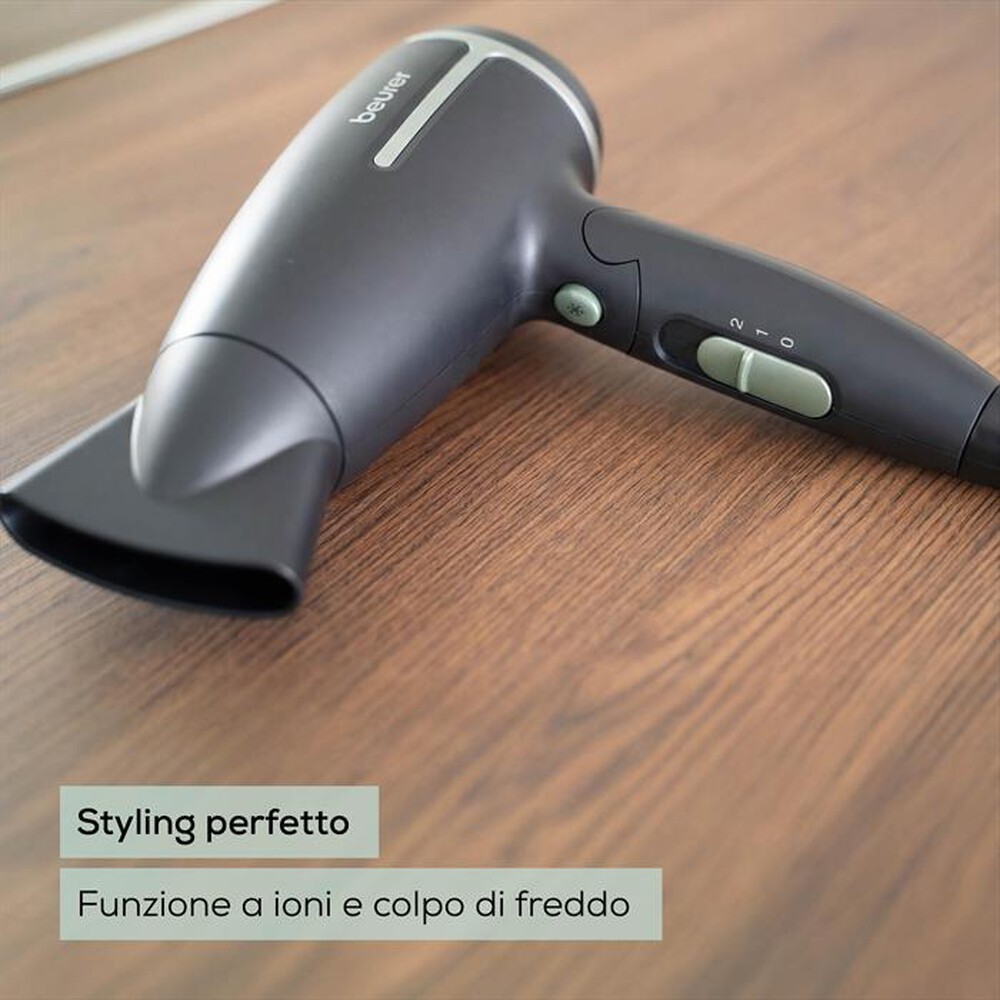 Immagine del prodotto BEURER - Asciugacapelli HC 25 LIMITED EDITION 2026-Grigio scuro