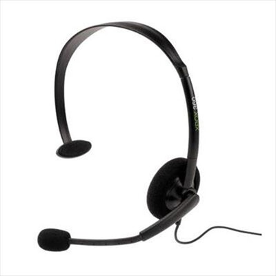 MICROSOFT - XBOX360 Wired Headset NEW R2010-BLACK