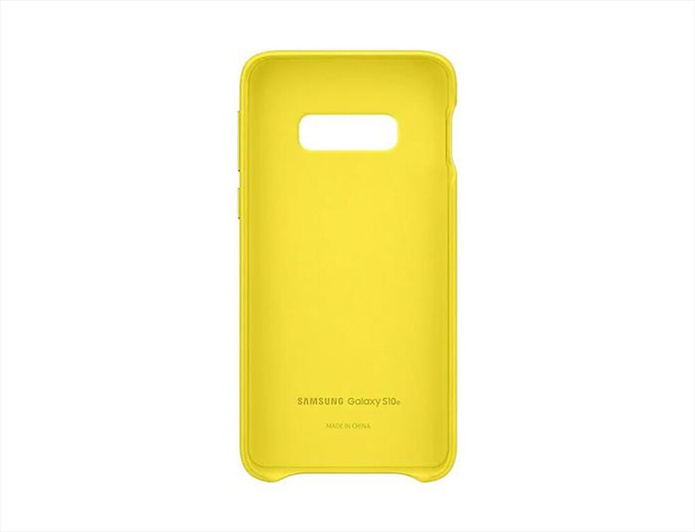 "SAMSUNG - LEATHER COVER GALAXY S10 E-GIALLO"