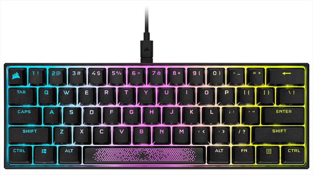 "CORSAIR - Tastiera K65 RGB MINI-Nero"